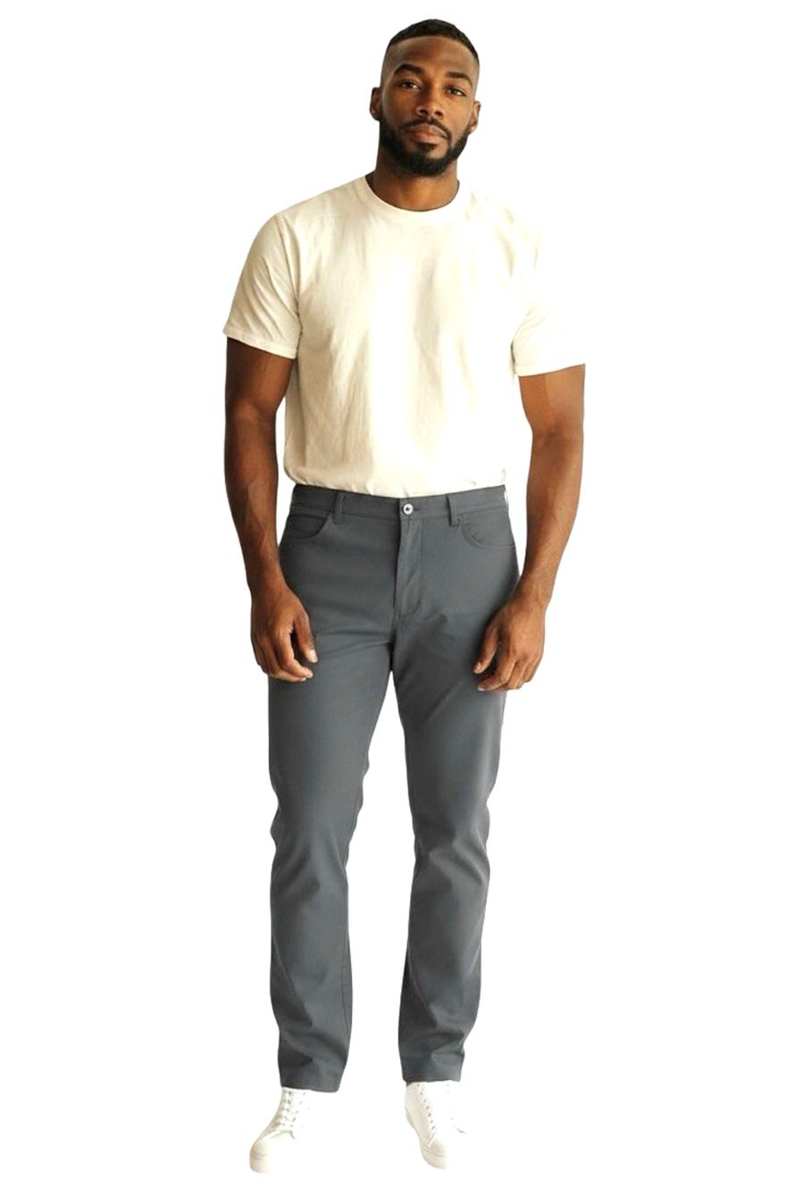 Peter Millar Mens Solid Grau eb66 Classic Fit 2 Way Stretch Pants Casual 42x30